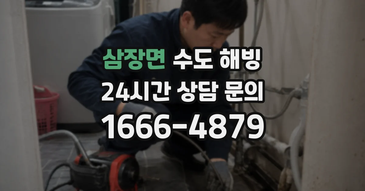 삼장면 수도 해빙