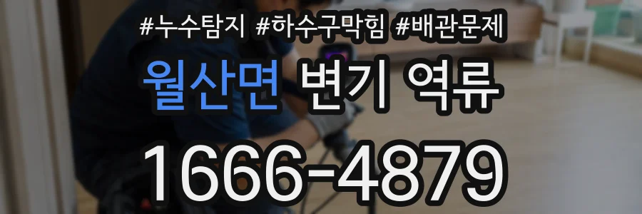 월산면 변기 역류