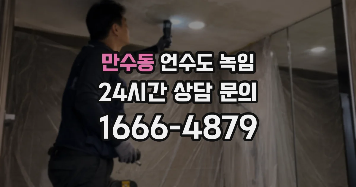 만수동 언수도 녹임