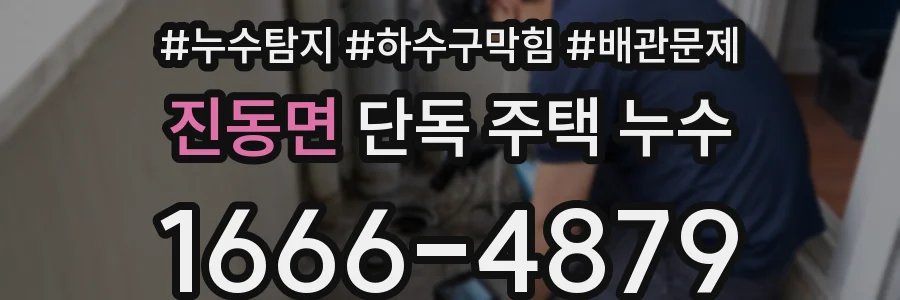 진동면 단독 주택 누수