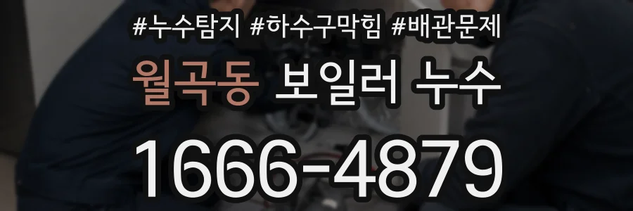 월곡동 보일러 누수