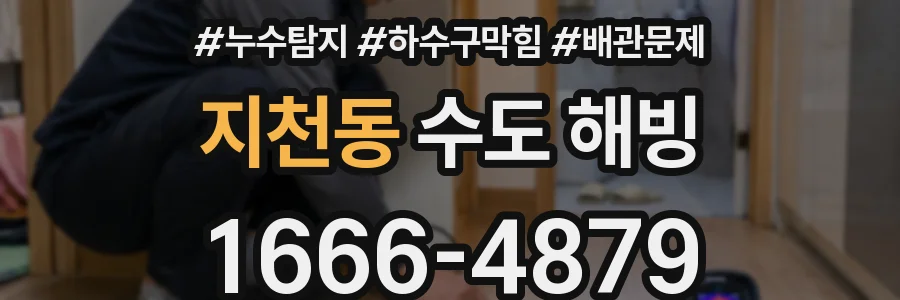 지천동 수도 해빙