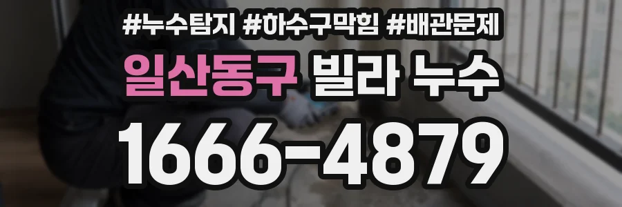 일산동구 빌라 누수