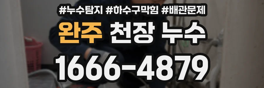 완주 천장 누수