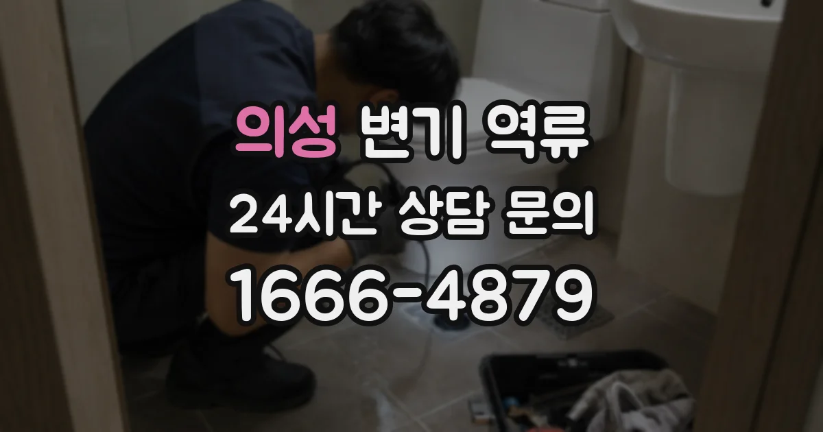 의성 변기 역류