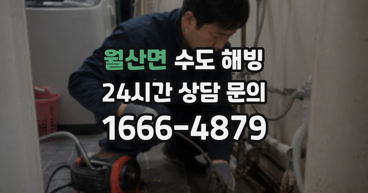 월산면 수도 해빙