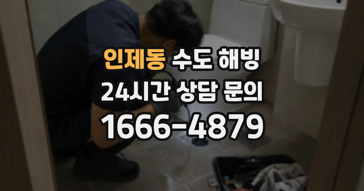 인제동 수도 해빙