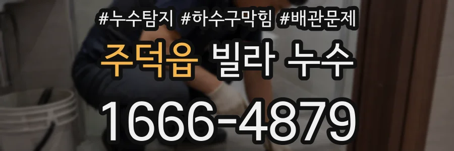 주덕읍 빌라 누수