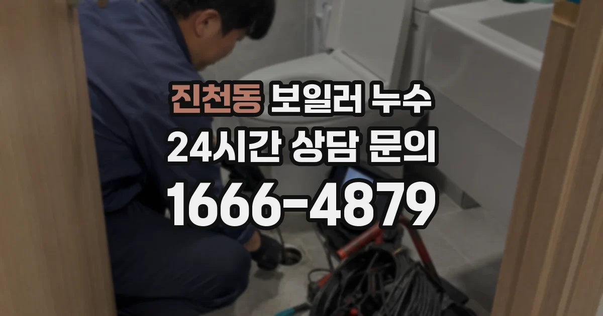 진천동 보일러 누수