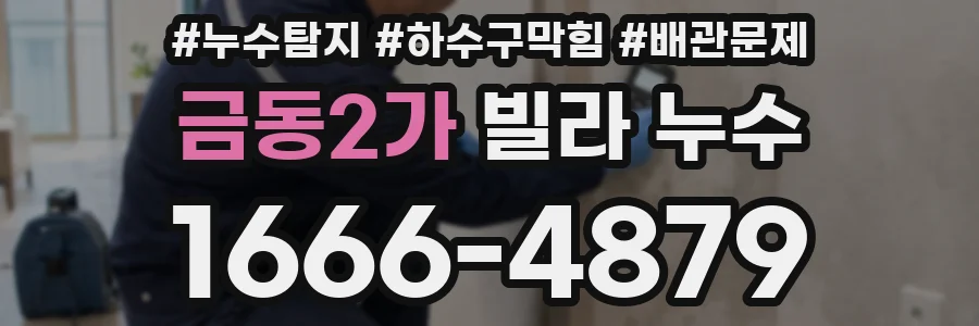 금동2가 빌라 누수