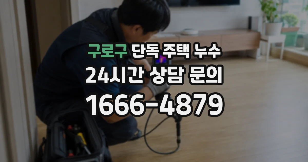 구로구 단독 주택 누수