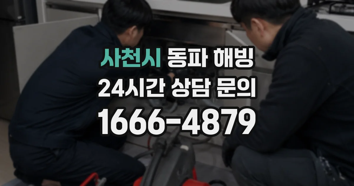 사천시 동파 해빙