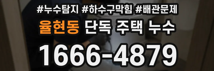 율현동 단독 주택 누수