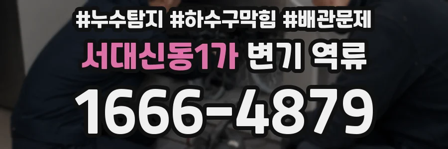 서대신동1가 변기 역류