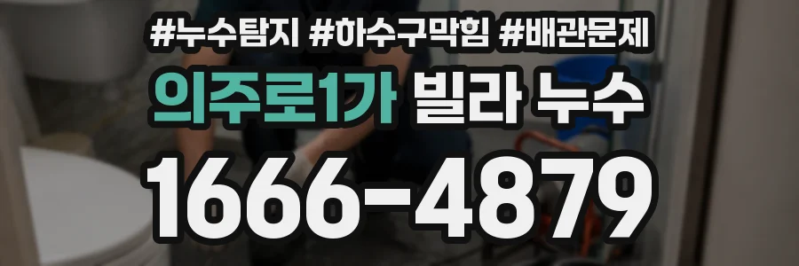 의주로1가 빌라 누수