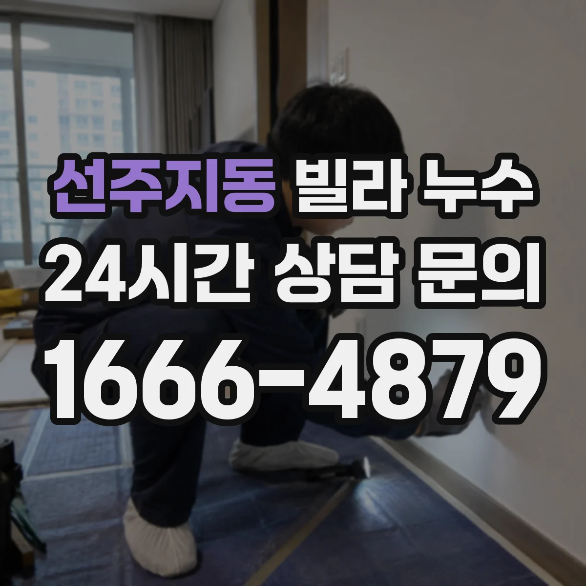선주지동 빌라 누수