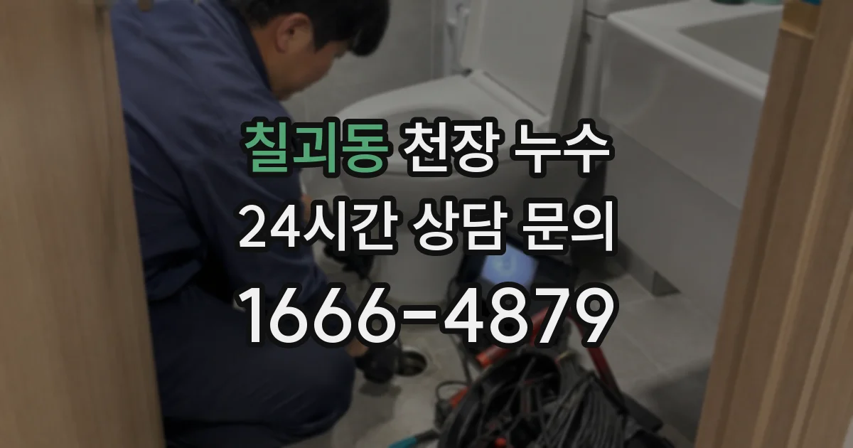칠괴동 천장 누수