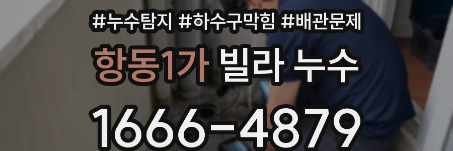 항동1가 빌라 누수