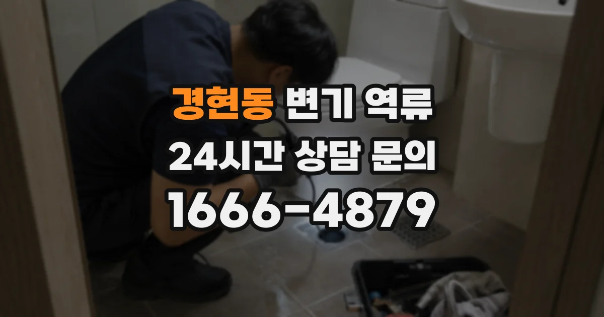 경현동 변기 역류