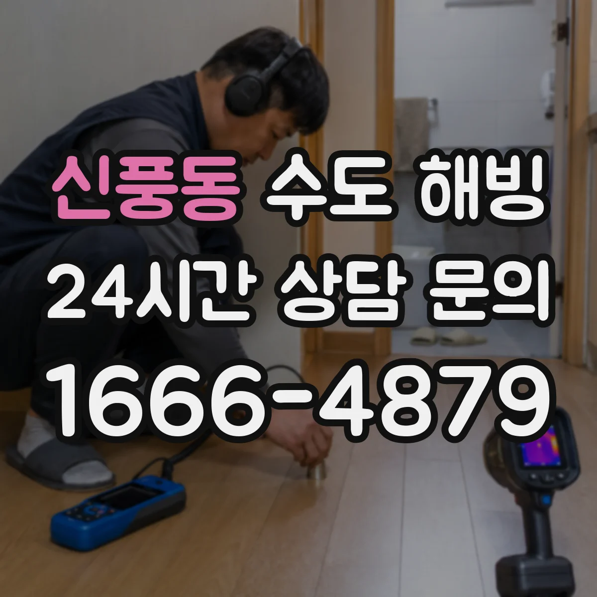 신풍동 수도 해빙