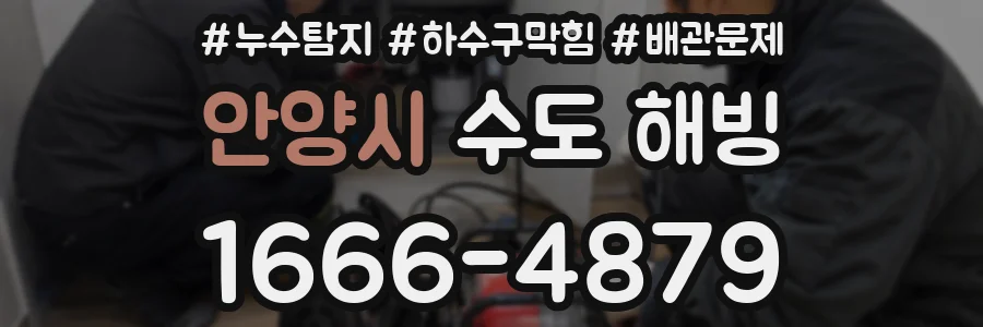 안양시 수도 해빙