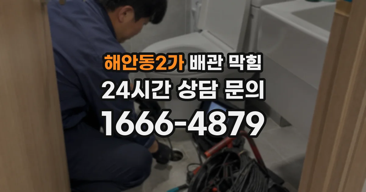 해안동2가 배관 막힘