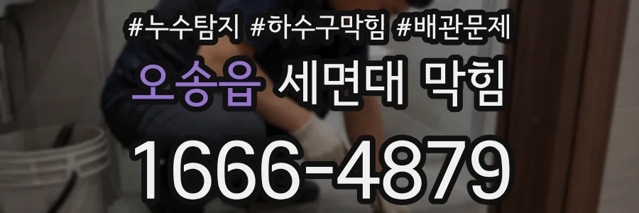 오송읍 세면대 막힘
