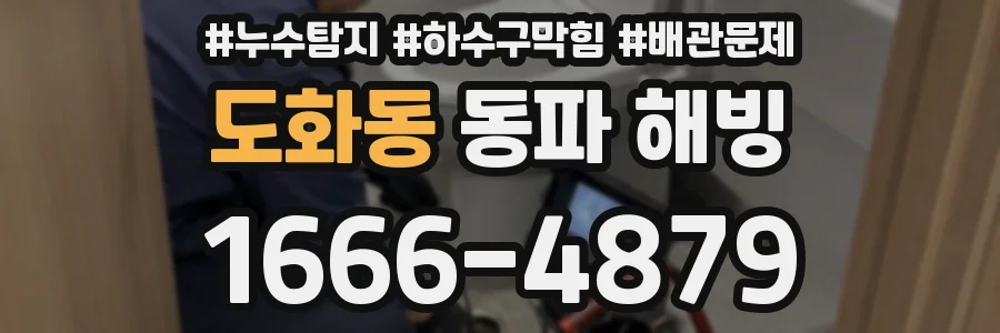 도화동 동파 해빙