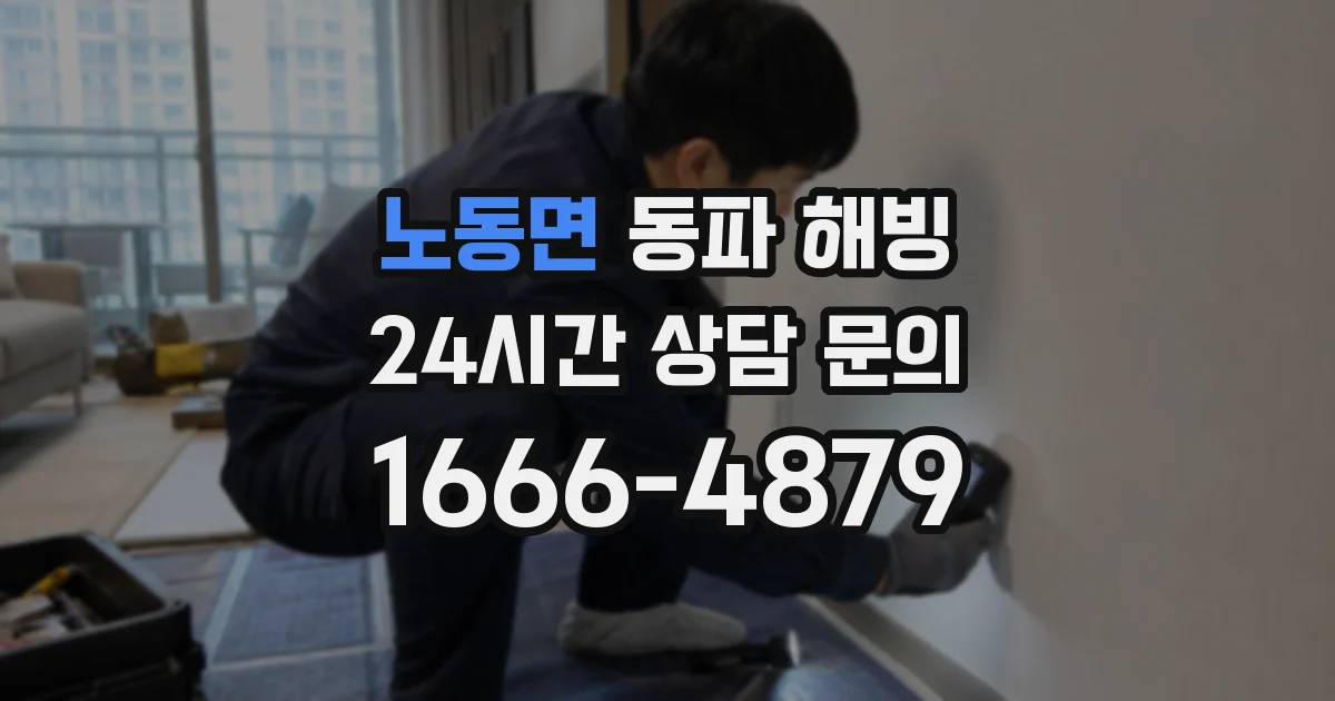 노동면 동파 해빙