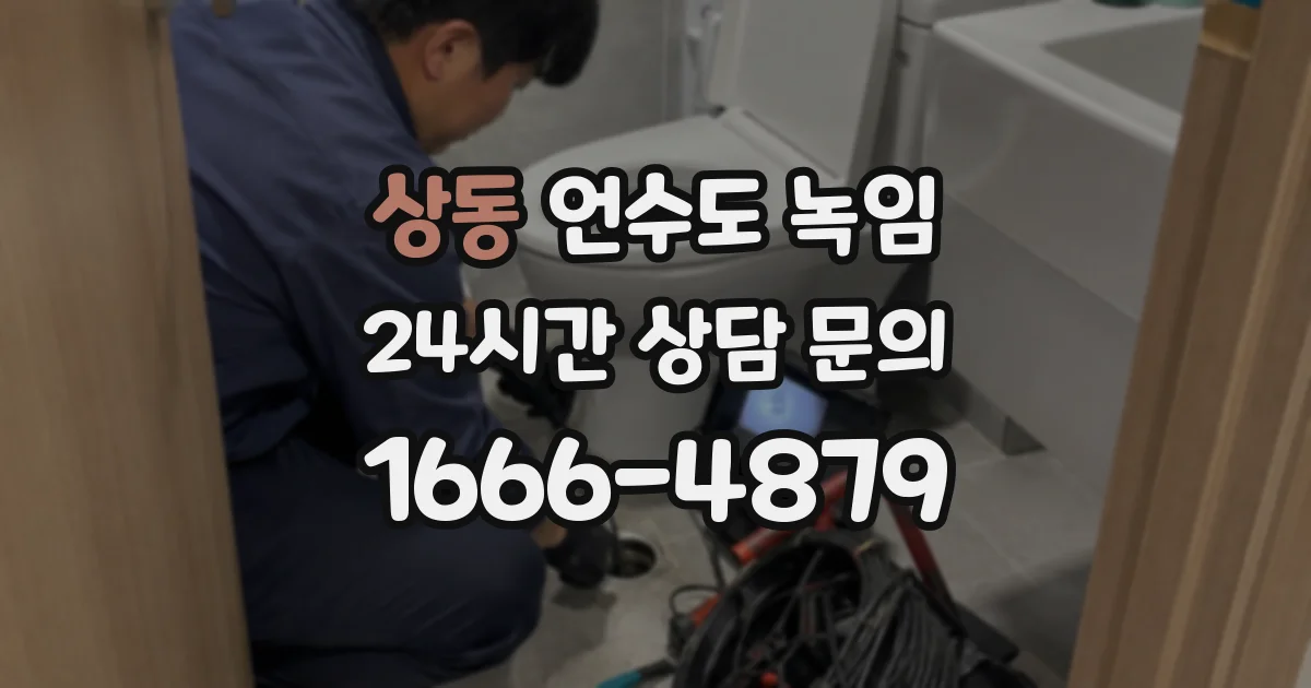 상동 언수도 녹임