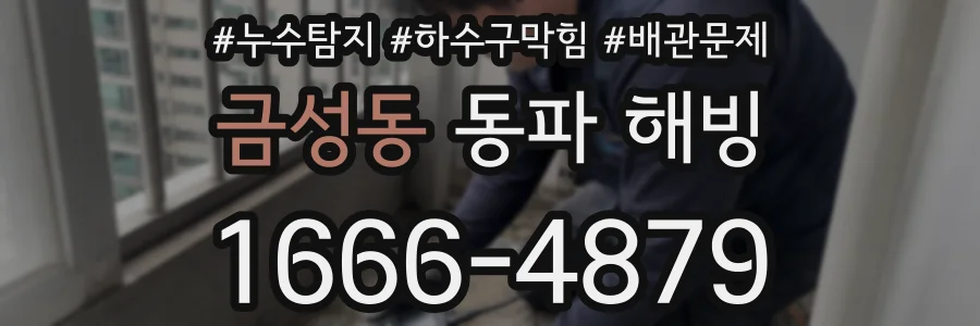 금성동 동파 해빙