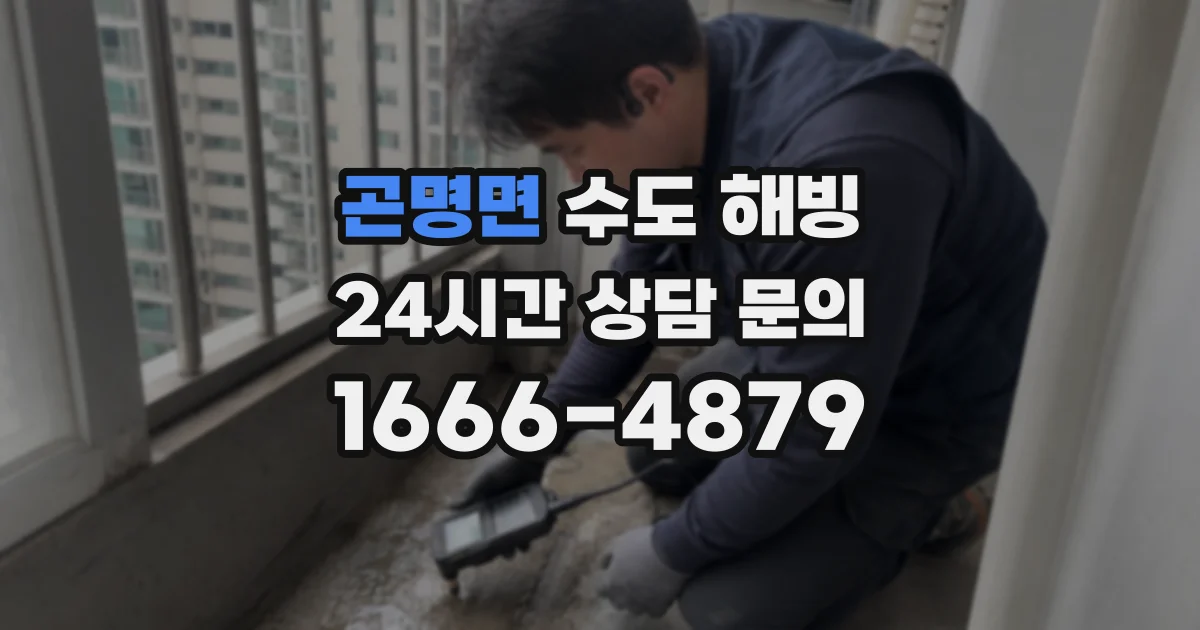 곤명면 수도 해빙
