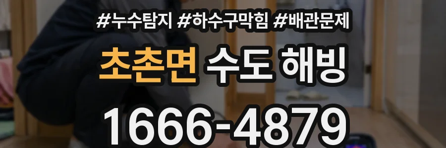 초촌면 수도 해빙