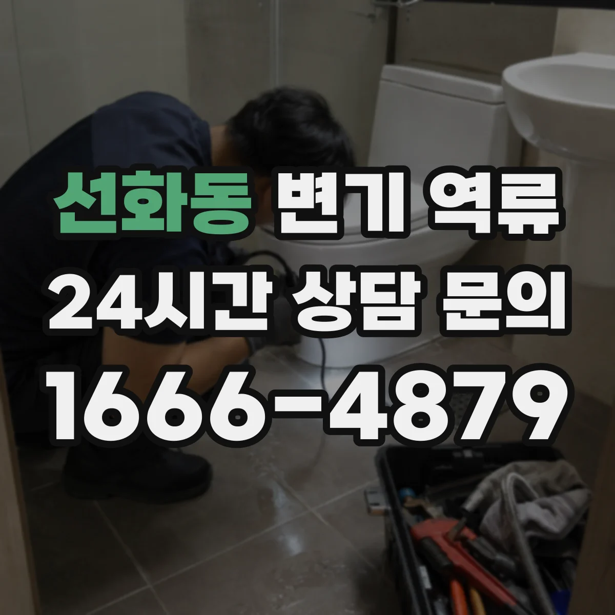 선화동 변기 역류