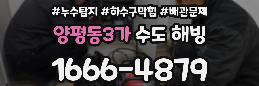 양평동3가 수도 해빙