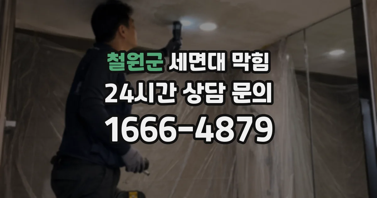 철원군 세면대 막힘
