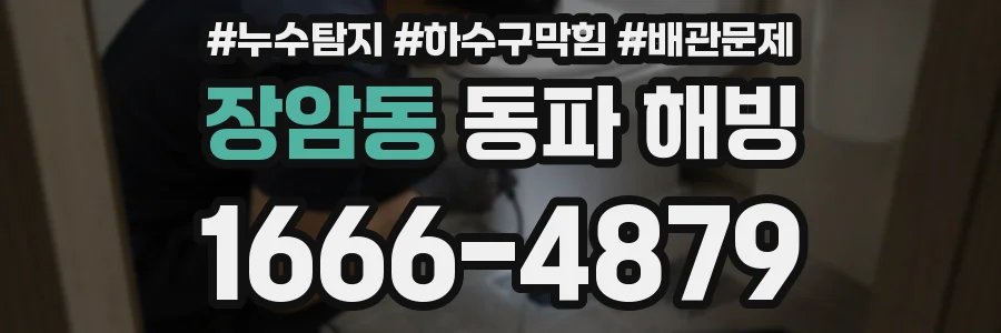 장암동 동파 해빙