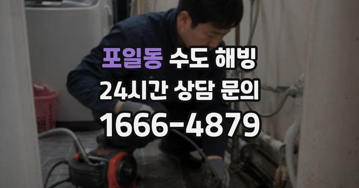 포일동 수도 해빙