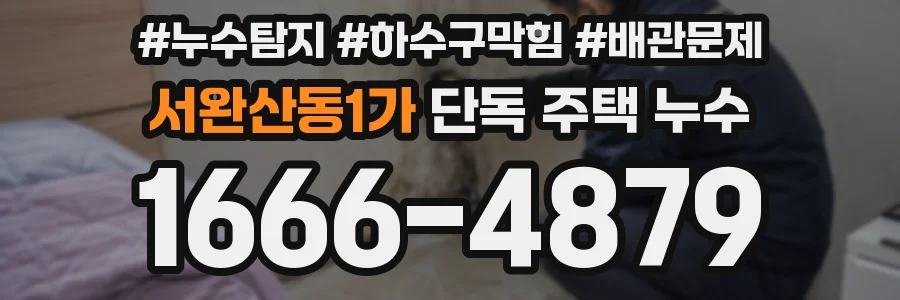 서완산동1가 단독 주택 누수