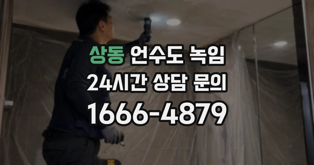 상동 언수도 녹임