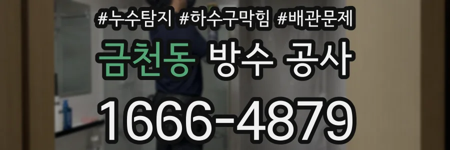 금천동 방수 공사