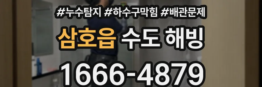 삼호읍 수도 해빙