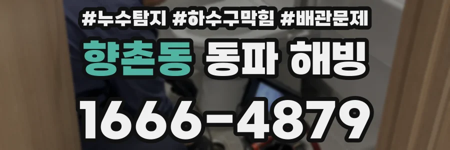 향촌동 동파 해빙