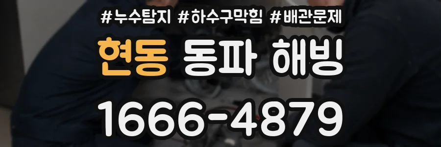 현동 동파 해빙