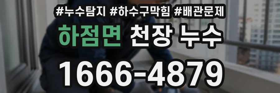 하점면 천장 누수