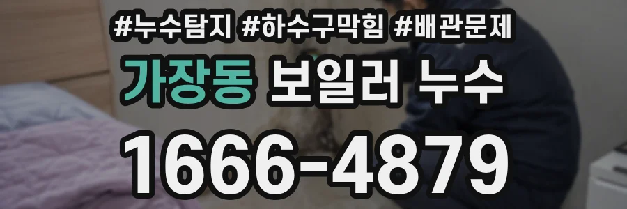 가장동 보일러 누수