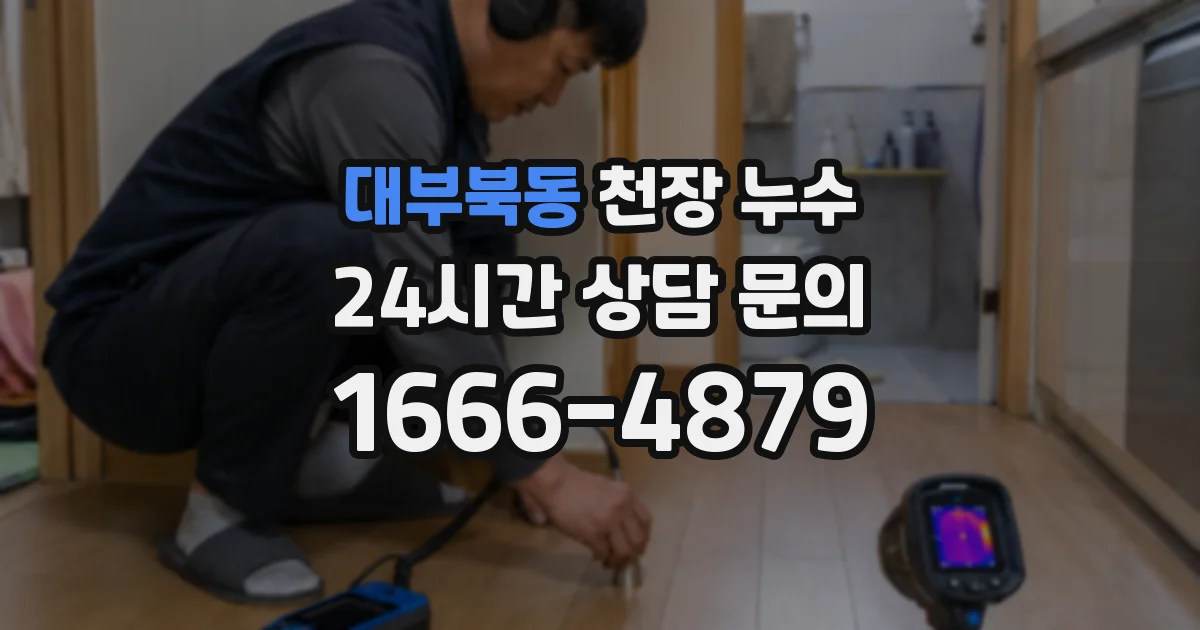 대부북동 천장 누수