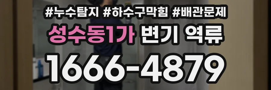 성수동1가 변기 역류