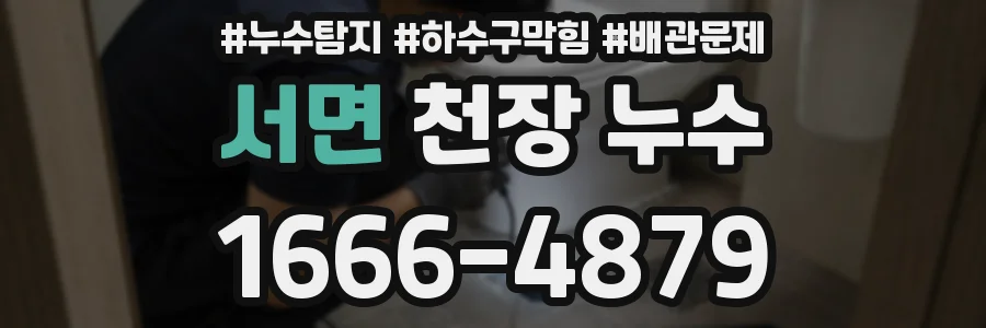 서면 천장 누수