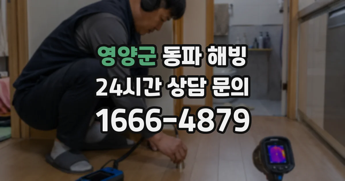 영양군 동파 해빙